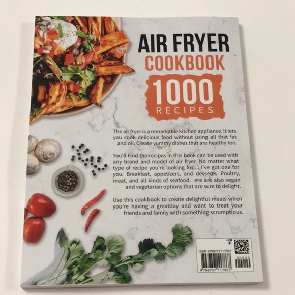 1000 recipes Air Fryer Cookbook. Brand new , never used - Picture 2 of 3